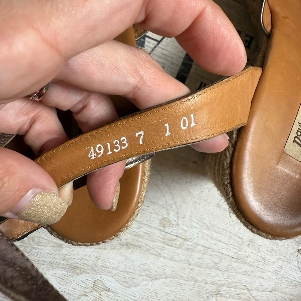 Paul Green Women's Metallic Brown Espadrilles
